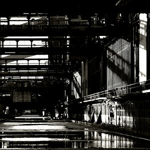 Koksöfen schwarze Seite - Kokerei Zollverein - 11/2009 -
