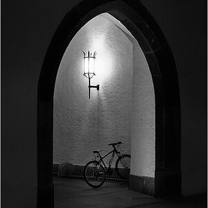 Fahrrad in der Nacht