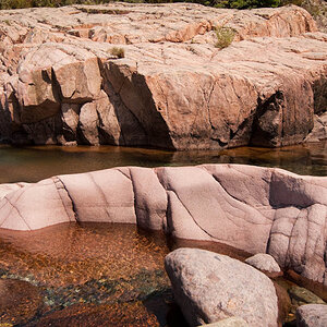 Baden im Fluss