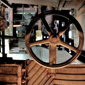 Handrad Zeche Zollverein -11/2009 -