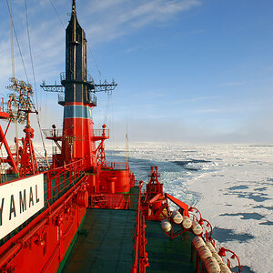 Die Yamal am 87. nördlichen Breitengrad