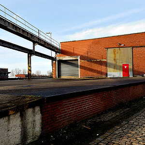 Lagerhalle im Hafen von Bremen