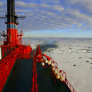 Die Yamal im Bereich von Franz Josef Land