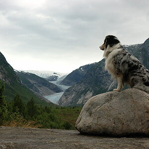 Callisto vor Gletscher