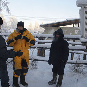 Besuch beim Meterologen von Oymyakon