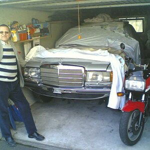 MB 450 SEL Silber 1976