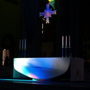 Lichteffekte Kathedrale in Rei