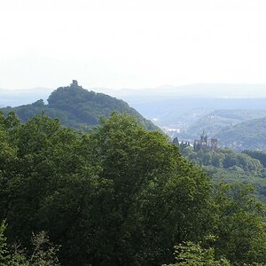 Blick auf den Rgein vom Petersberg aus