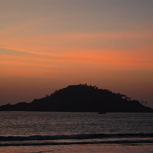 Sunset at Balolem Beach (Goa)