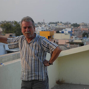 My friend Manfred in Mysore