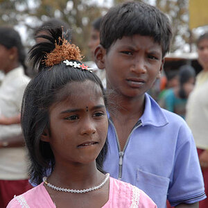 Indian children in Mysore (Karnataka)