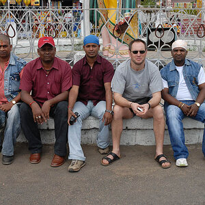 My friend Richie and indians (Chamundi Hill)
