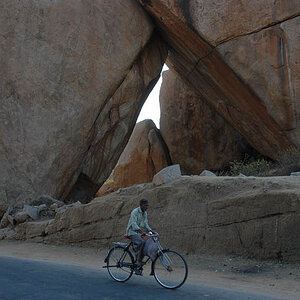 Many Indians are going by bicycle