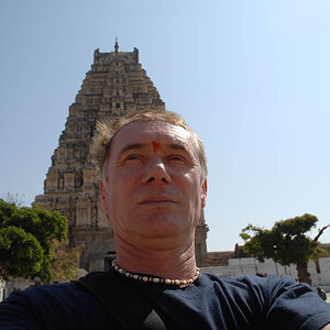 Me and the temple in Hampi