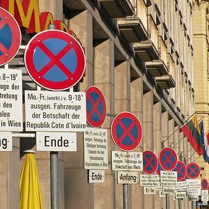 Schilderwald in Wien