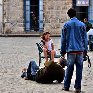 Model-Shooting in der Altstadt