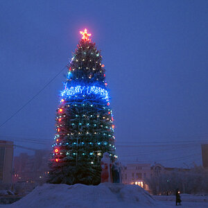 Weihnachtsbaum in Jakutsk