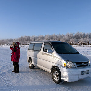 Allradfahrzeug für den Oymyakon Trip