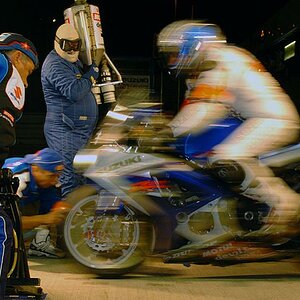German Speedweek 2007
Boxenstopp beim Weltmeister Suzuki Endurance Racing Team