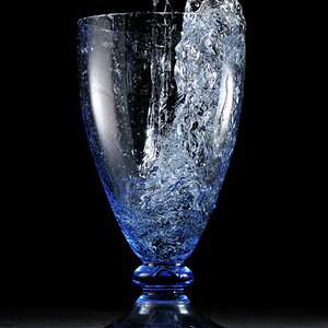 Wasserglas - Belichtungstest