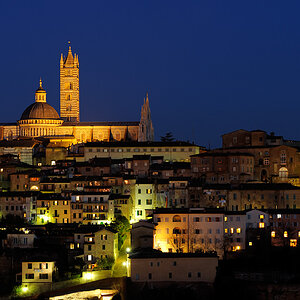 Siena zur blauen Stunde