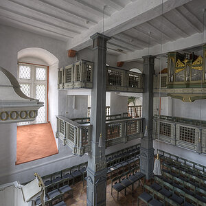 Schlosskirche Hadamar Innenraum farbig