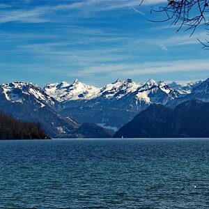 Bergkulisse in Luzern