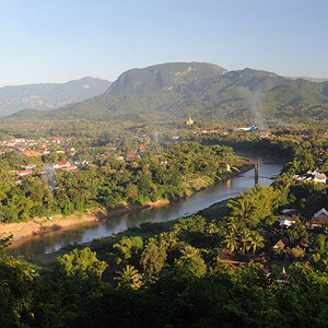 Luang Prabang, Ausblick vom Berg Phou Si