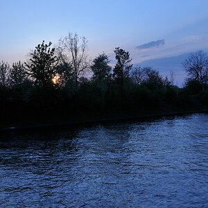Abendstimmung am Neckarkanal
