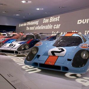 Porsche 917, der schnellste Sportwagen der Welt. Porsche Museum Stuttgart-Zuffenhausen, 28. März 2009. Nikon D200, Zoom-Nikkor 3.5-5.6/16-85 mm AF-S G
