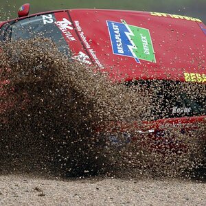 Alfa im Kies, Oktober 2003, MOTOPARK Oschersleben