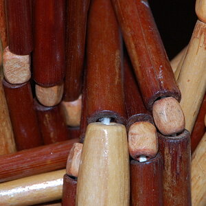 Holzvorhang