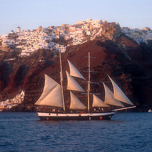 Santorin, Caldera vor Oia