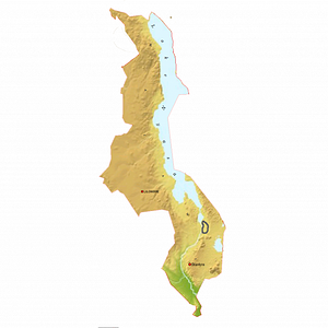 Lage des Liwonde Nationalparks in Malawi