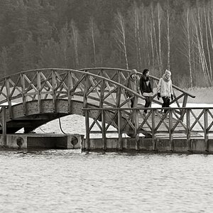 Holzbruecke Marina