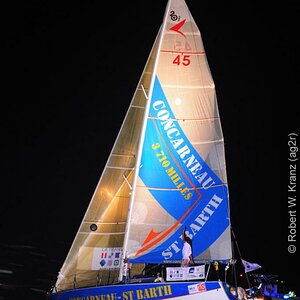 Ankunft der Teilnehmer der Transat AG2R Regatta 2010 in St. Barth