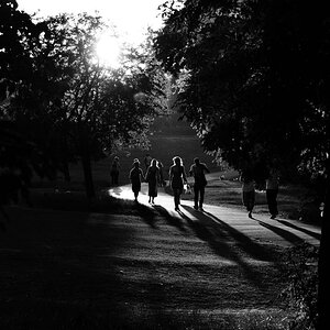 Sonnenuntergang Hampstead Heath
