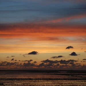 Abends bei Ebbe