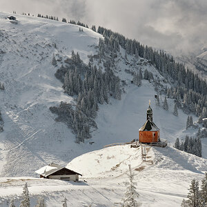 wallberg kapelle schnee