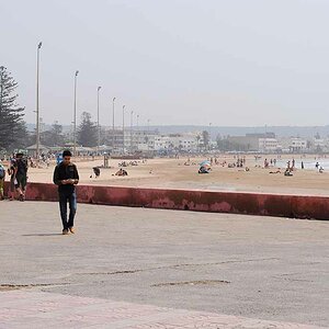 The beach of Essaouira Morocco