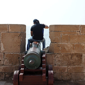 A ride on the cannon