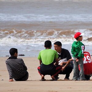 On the beach of Essaouira