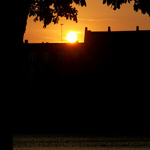 Sonnenuntergang in Kopenhagen