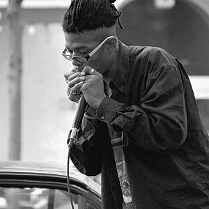 Bluesmusiker I (Flohmarkt auf dem Boxhagener Platz)