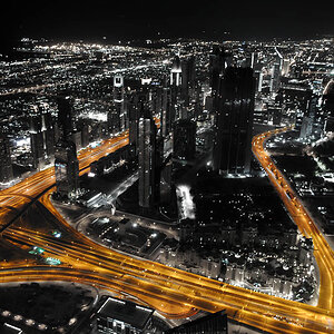 Dubai at night