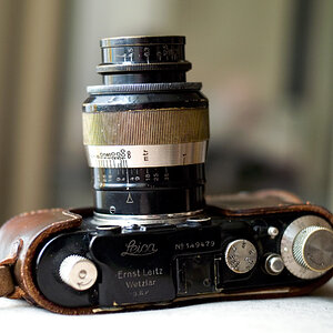 Nickel 9cm + Leica II 3