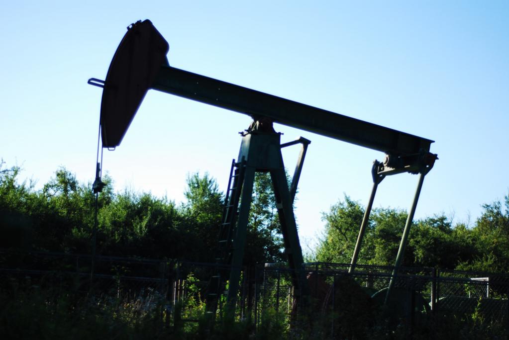Ölförderpumpe 'Pferdekopf'