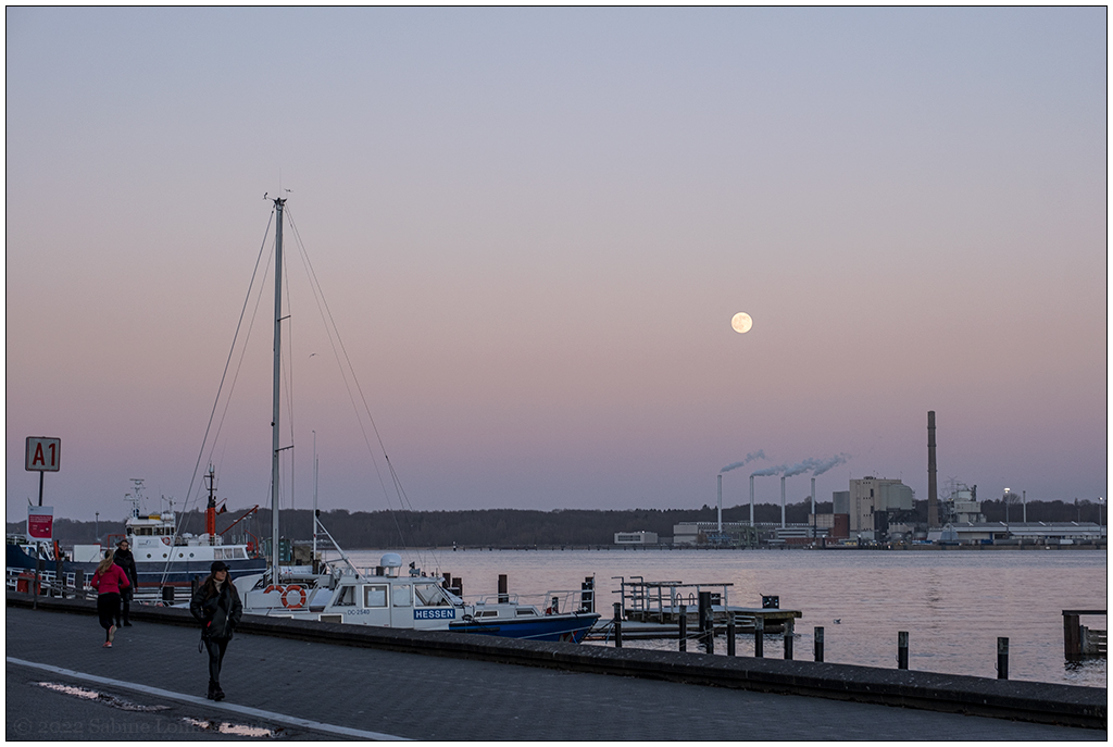 021 Mond über der Kieler Innenförde