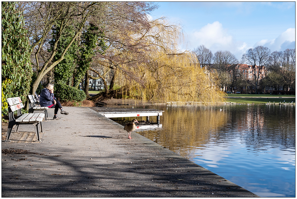 028 Pause im Schrevenpark mit Sonne
