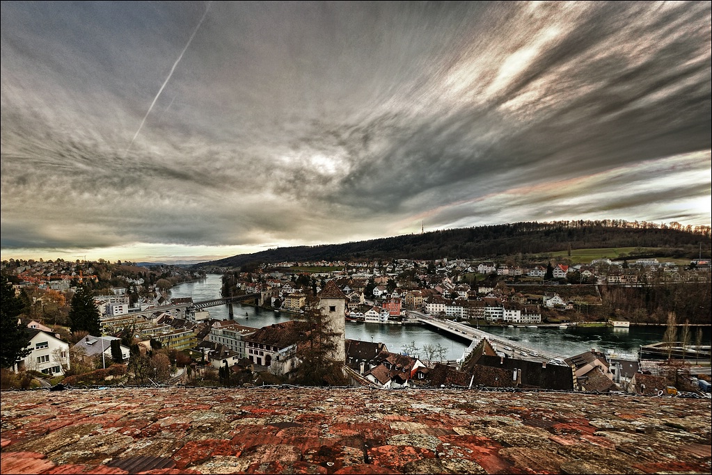 03.01.2012  - Schaffhausen - Blick von der Munot